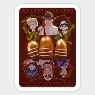 Indiana Jones and the Temple of  Doom Sticker